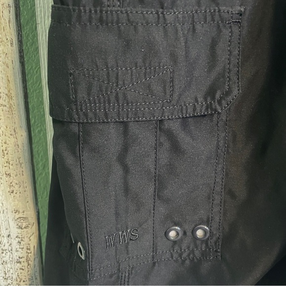 WORLD WIDE SPORTSMAN Black Men’s Size XL Swim Trunk Cargo Hybrid Shorts Fishing - Picture 3 of 11